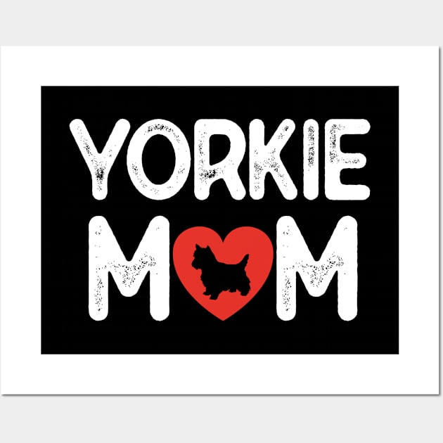 Yorkie Women Gift Wall Art by PixelArt